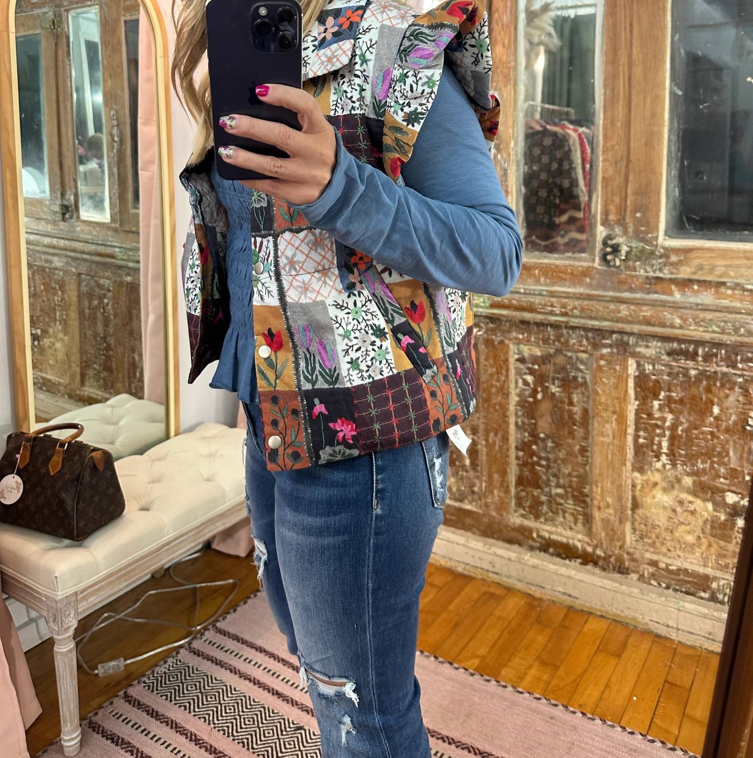 Ee:Some - Rustic Garden Puffer Vest