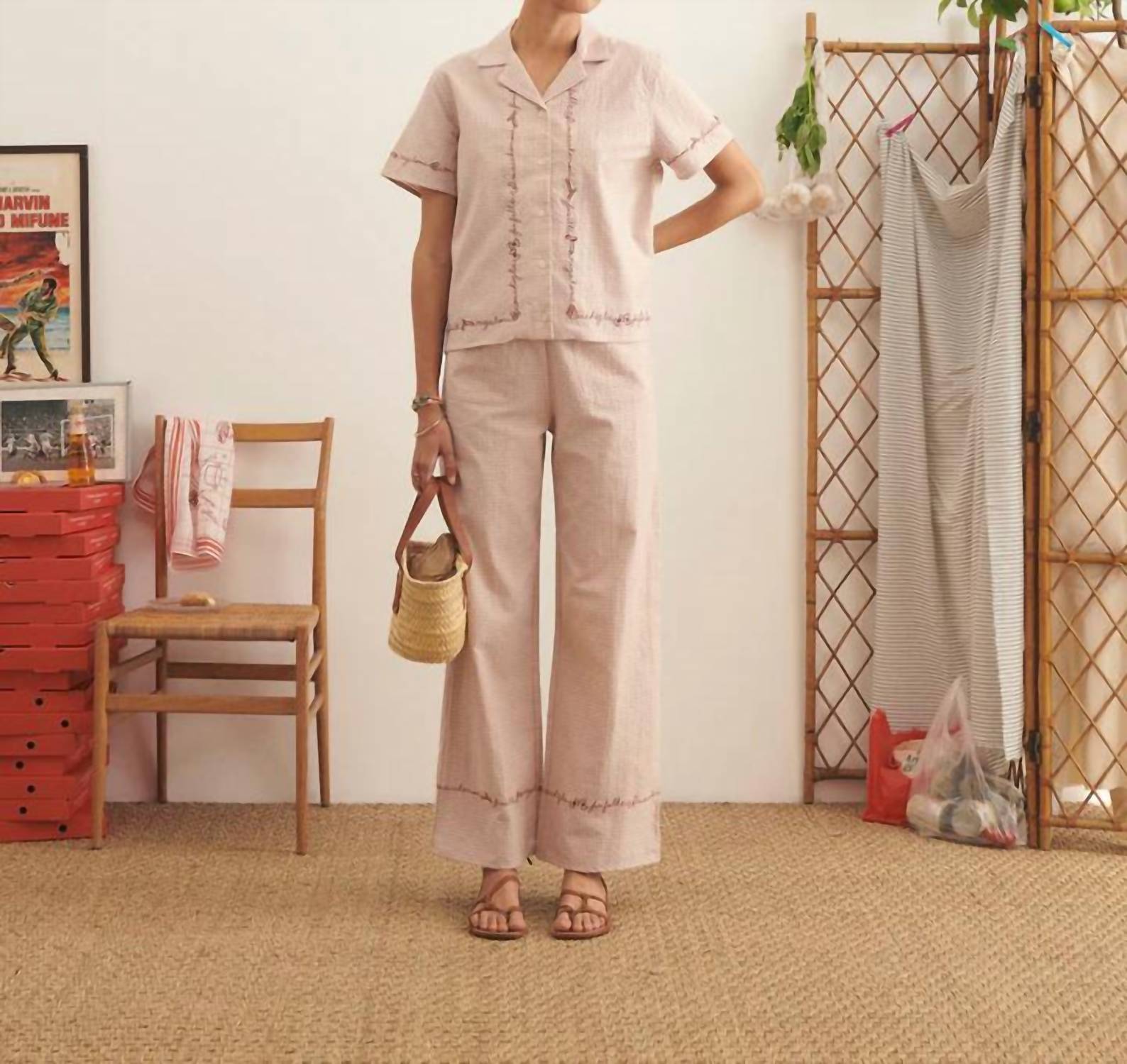 Maison Labiche - Pasta Straight Leg Pants