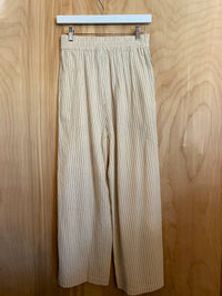 Kld - Women's Striped Linen Blend Trousers