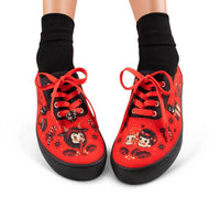Hot Chocolate Design Women's Chocolaticas Krampus Casual Sneaker in red - women's sneaker - view 5
