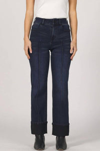 Dear John Denim - Holly Straight Leg Cuffed Jeans