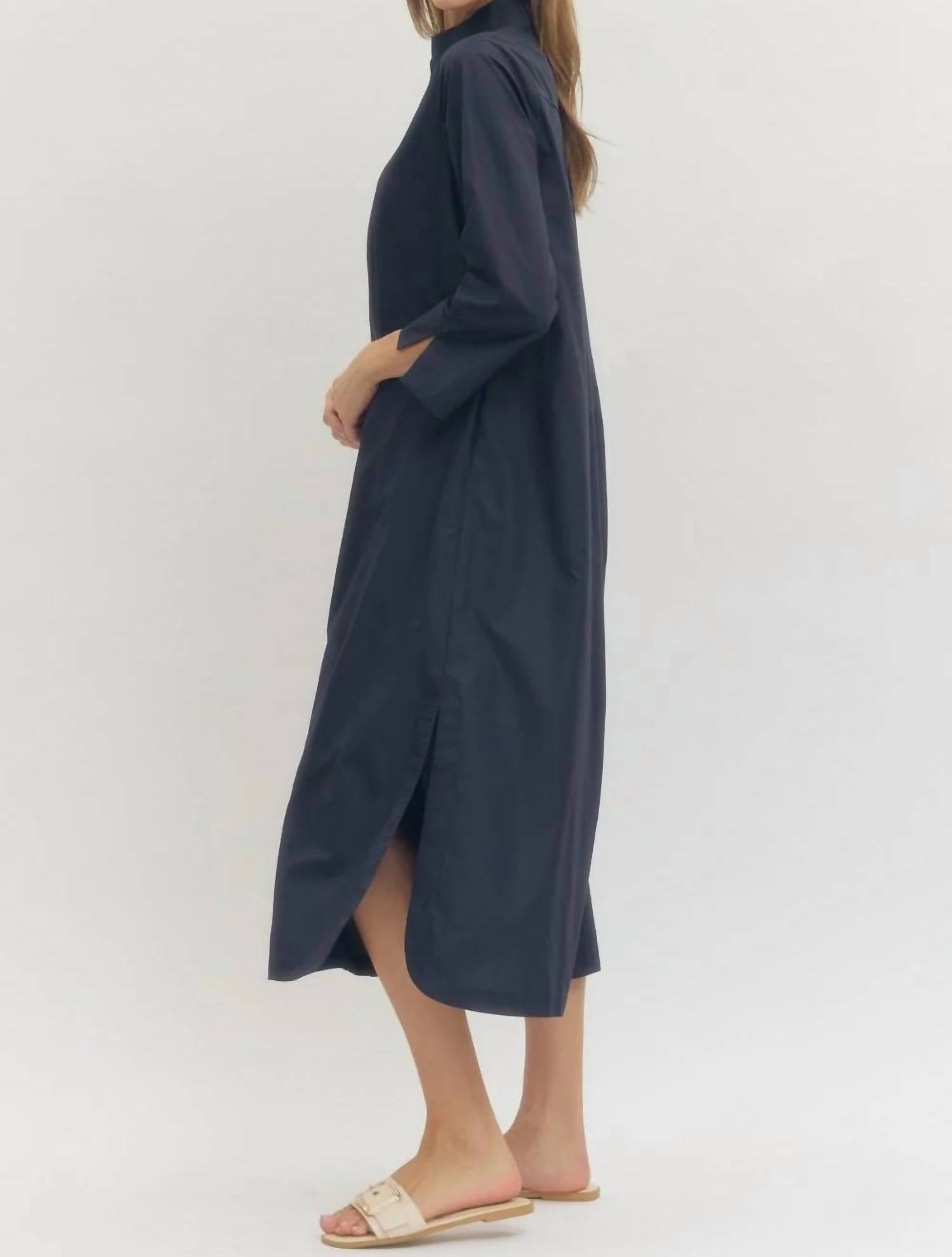 Entro - Mercer Shirt Midi Dress