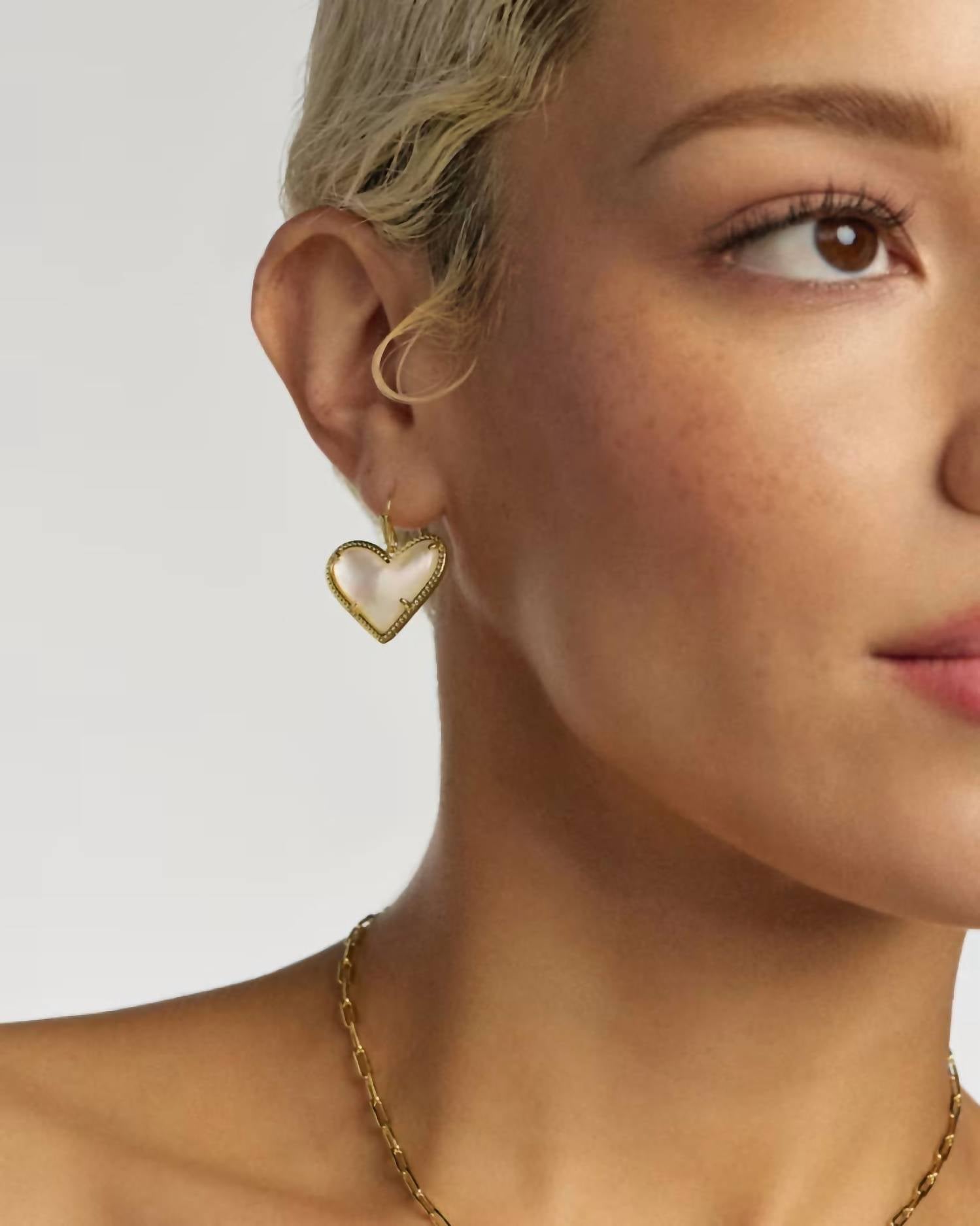 Kendra Scott - Women's Ari Heart Statement Drop Earrings