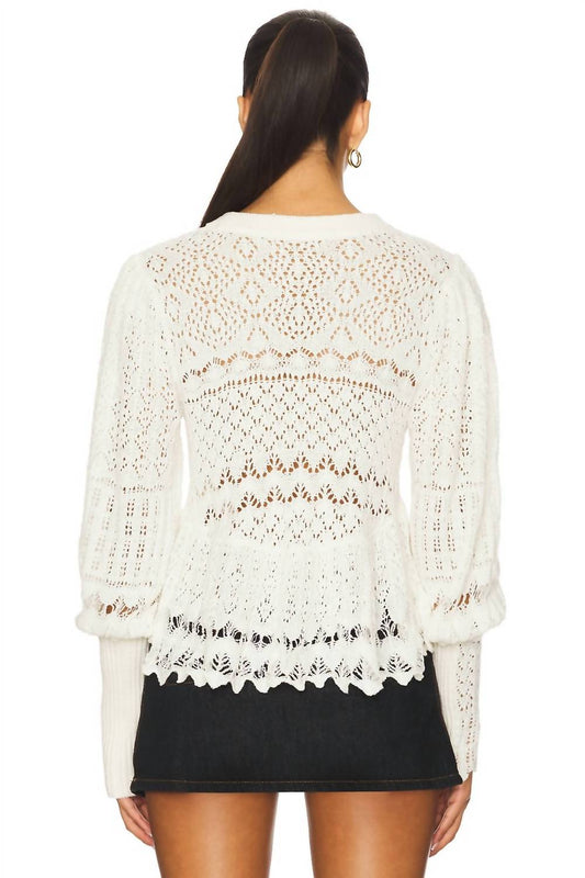 Free People - Lucinda Knit Crewneck Sweater