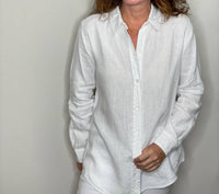 Pure Amici - Button Down Linen Shirt