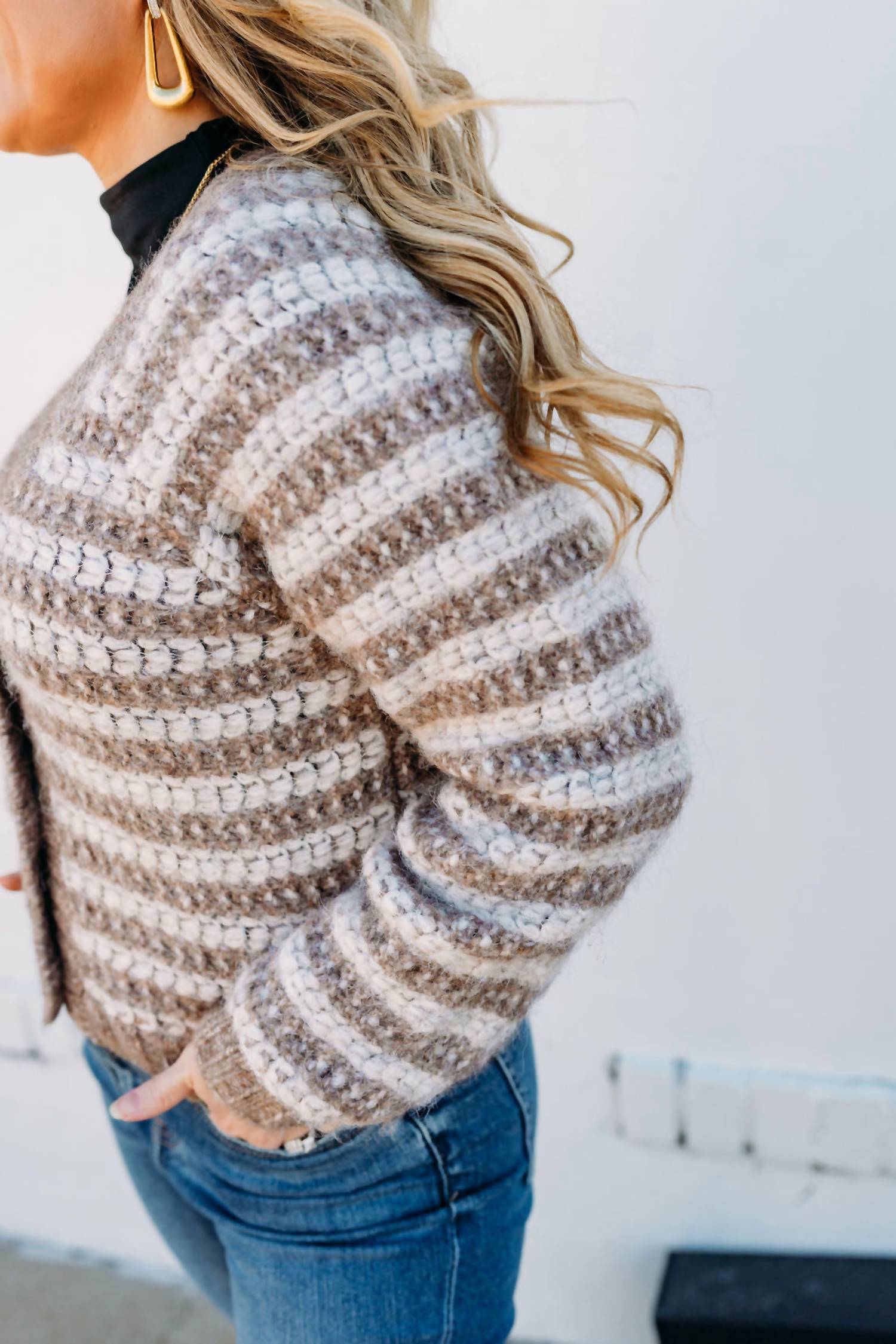 Z Supply - Este Metallic Stripe Cardigan