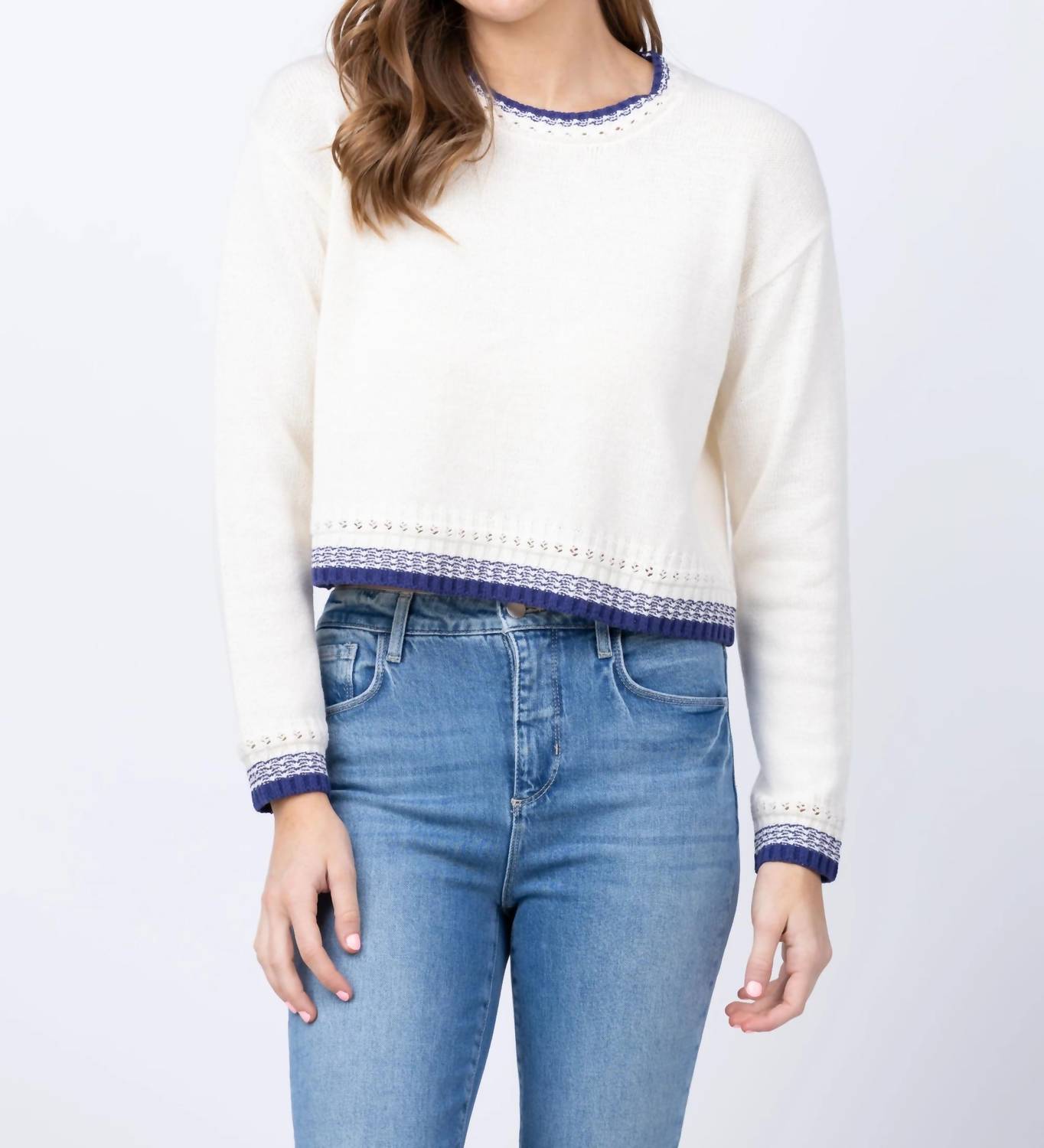 Central Park West - Eden Specialty Stitch Crew Sweater
