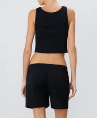 Eterne - Cropped Scoop Neck Tank