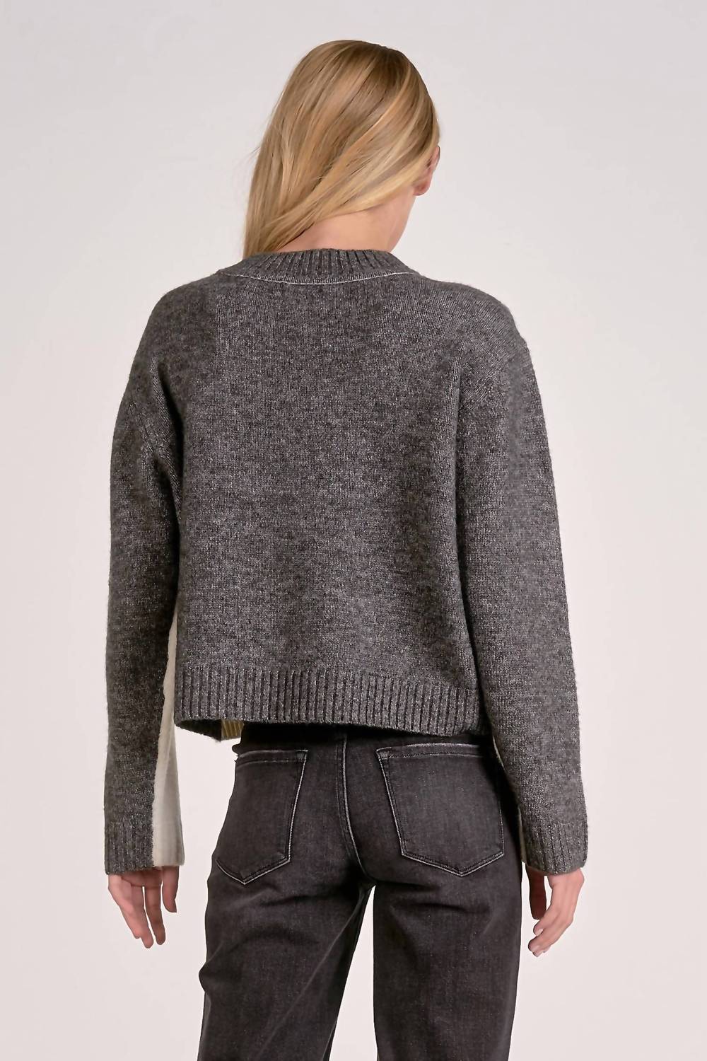 Elan - Marla Color Block Sweater