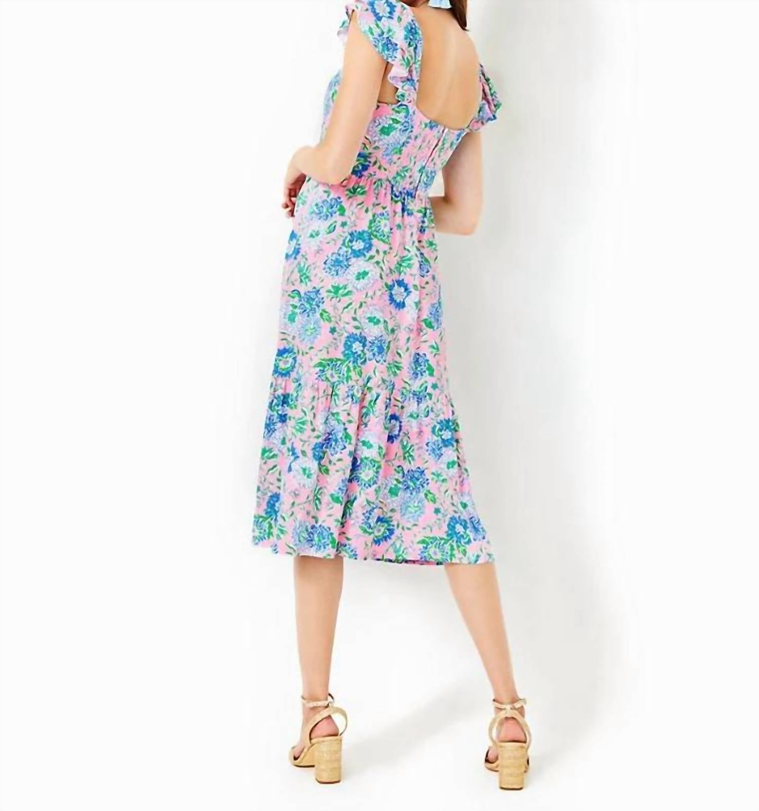 Lilly Pulitzer - Bayleigh Flutter Sleeve Midi Dress