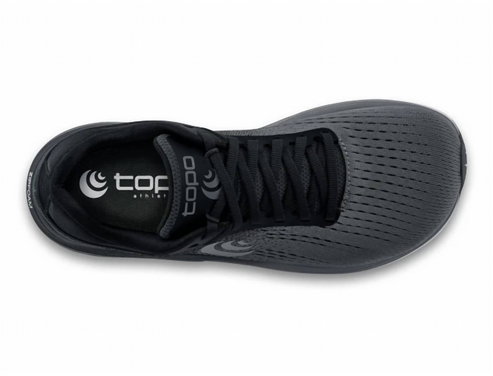 Topo Athletic Women's Magnifly 5 Road Running Shoes in charcoal black - women's shoe - view 5