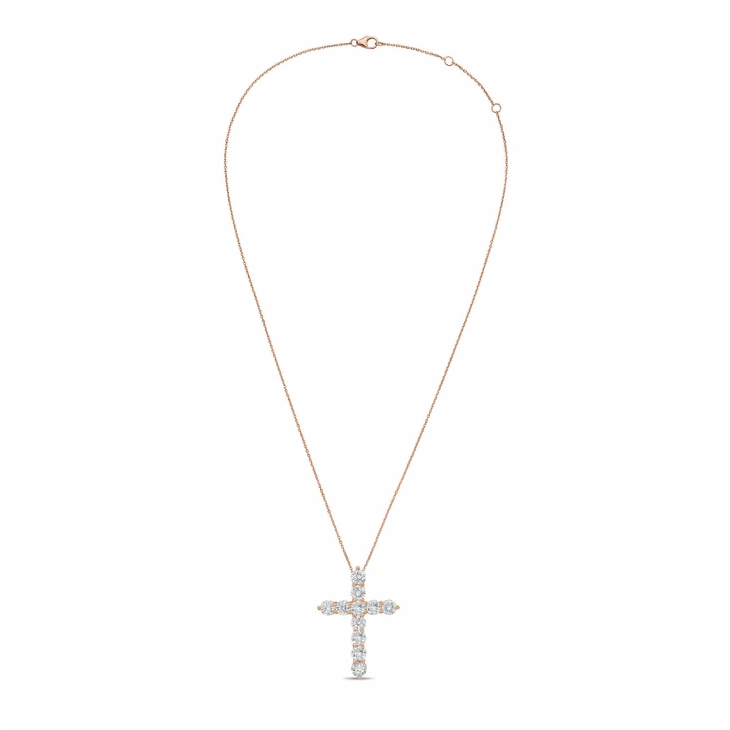 Diana M Jewels - Women's Round Lab-Grown Diamond Pendant Necklace (1.50 Ct) - Petite