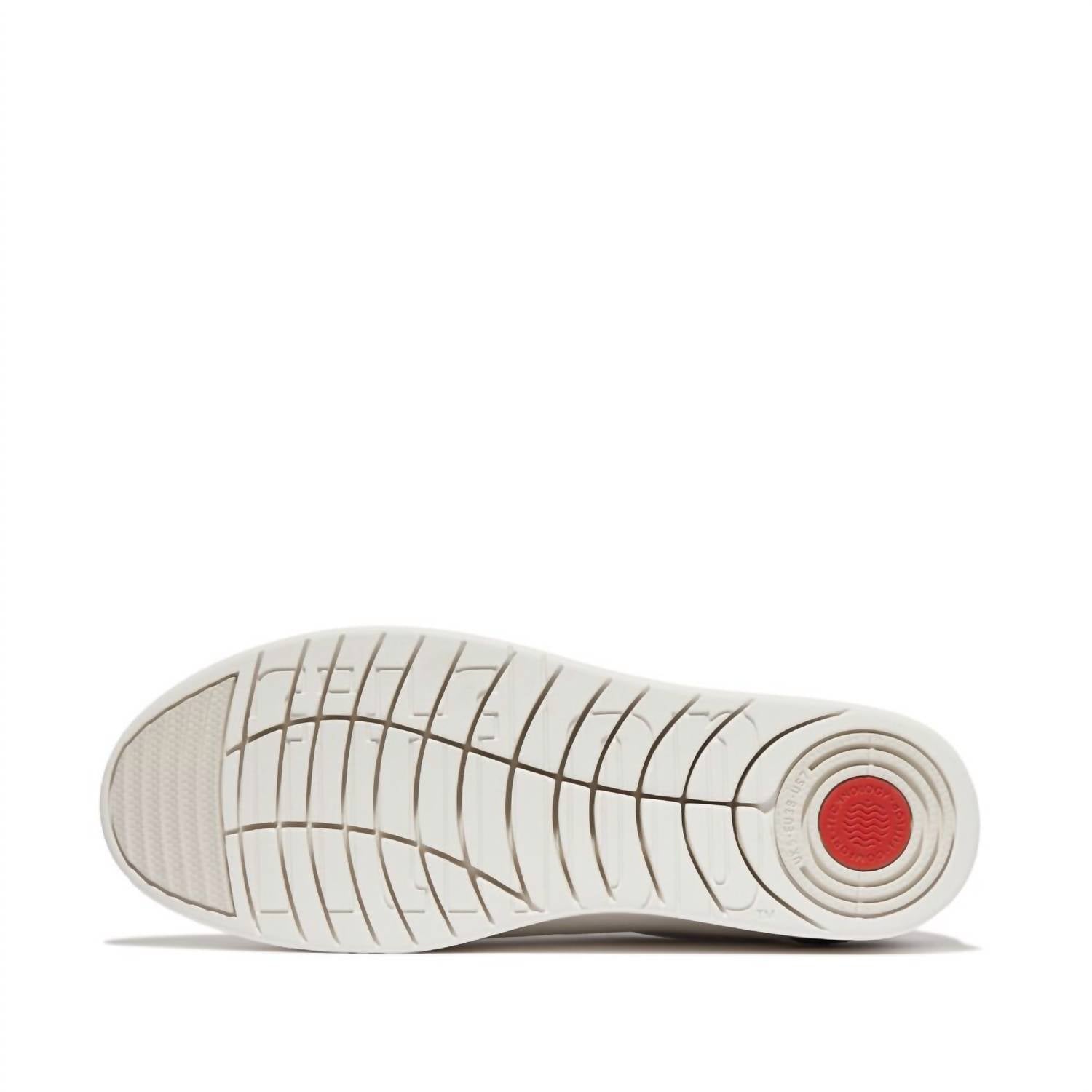 Fitflop - Womens's Rally Crystal Backtab Leather Sneaker
