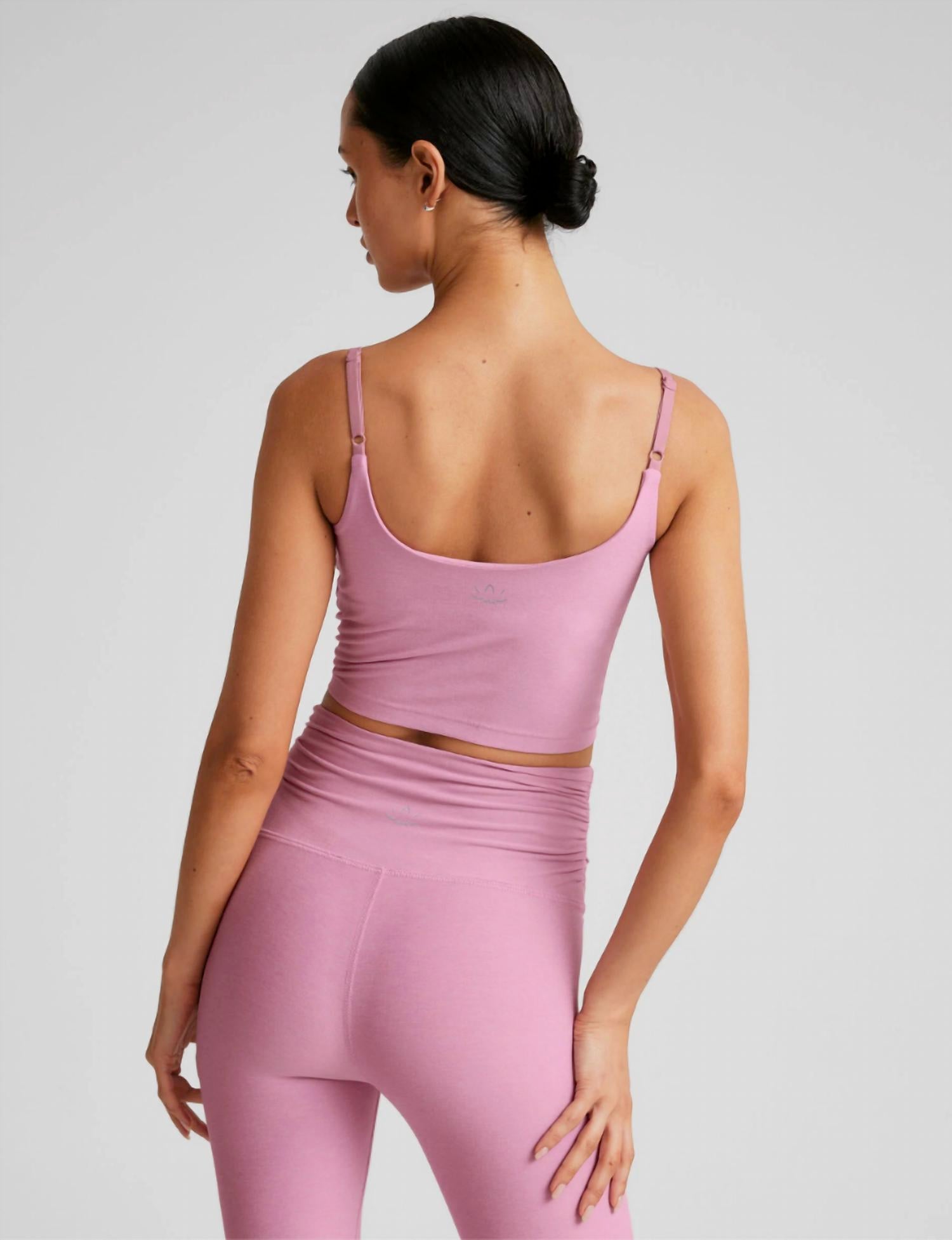 Beyond Yoga - Spacedye Raise The Barre Shirred Cropped Tank Top