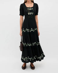 Rixo - Phillipa Lilia Embroidery Dress