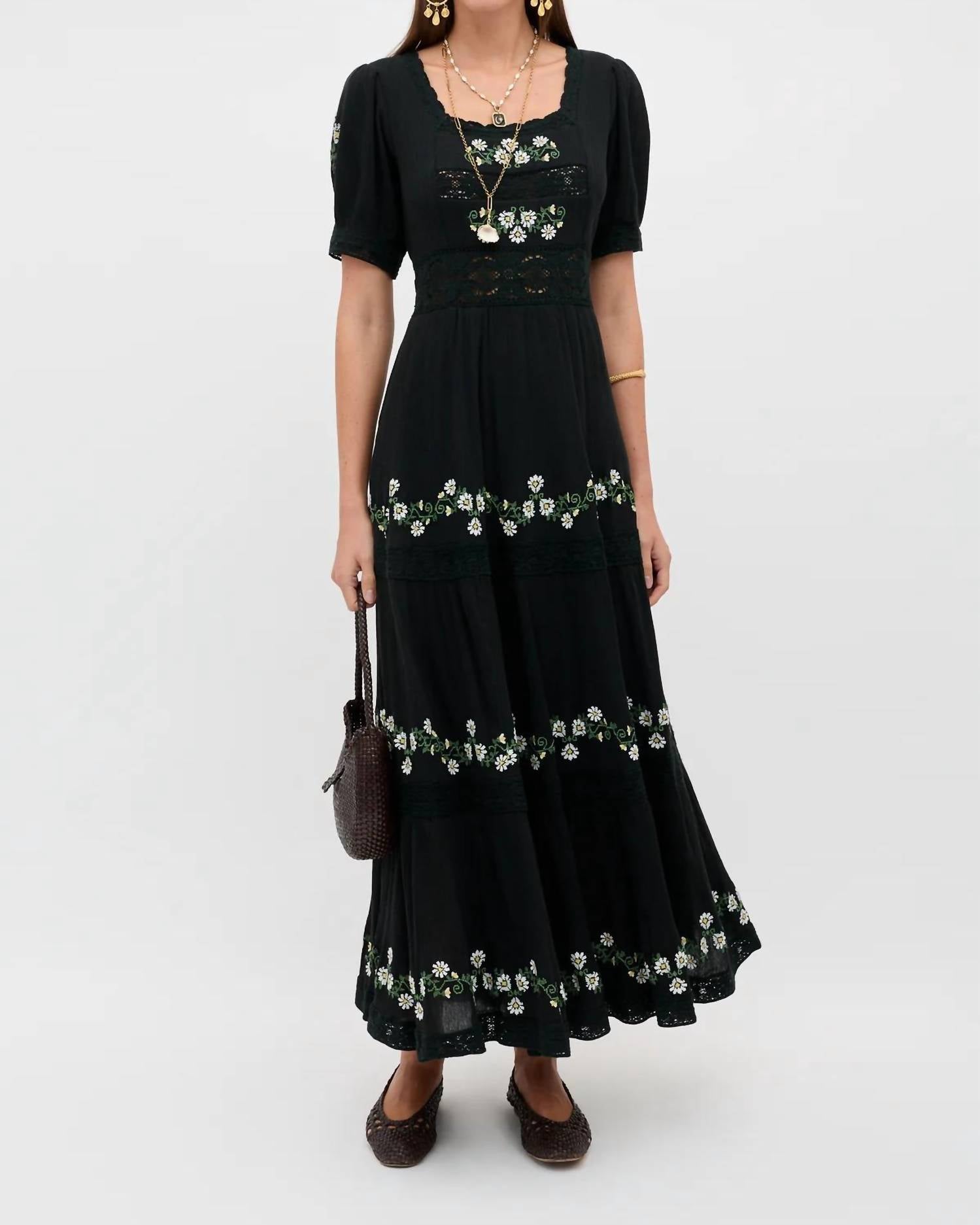 Rixo - Phillipa Lilia Embroidery Dress