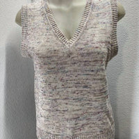 Emilia George - Women's Flecks V-neck Knitted Vest