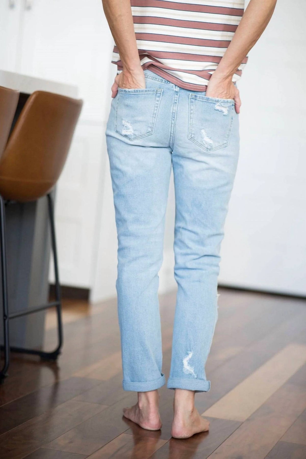 Tea N Rose - Eva Girlfriend Jeans