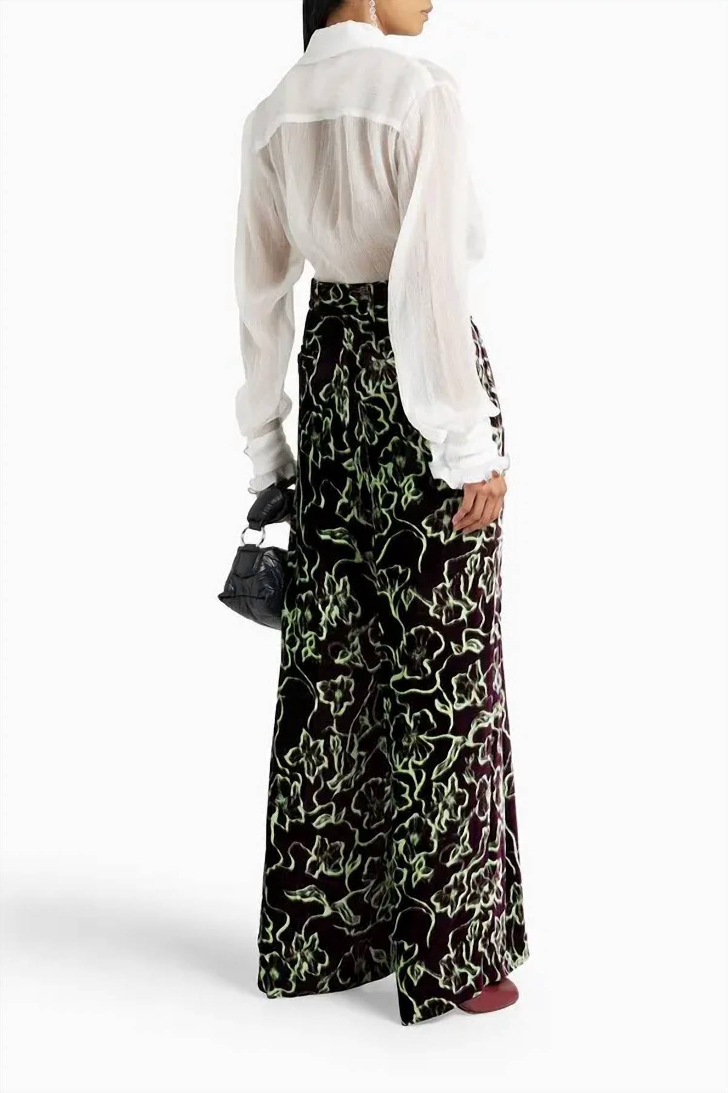 Anna Sui - Ruffled Lyocell-georgette Blouse