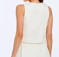 Mestiza New York Etta Top in ivory - women's shirt - alternate view