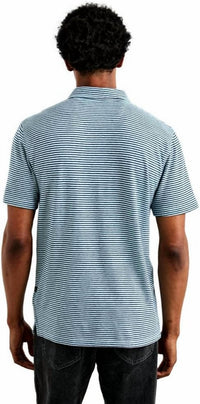 Rails Napoli Polo Shirt in cerulean sky stripe - men's shirt - view 4