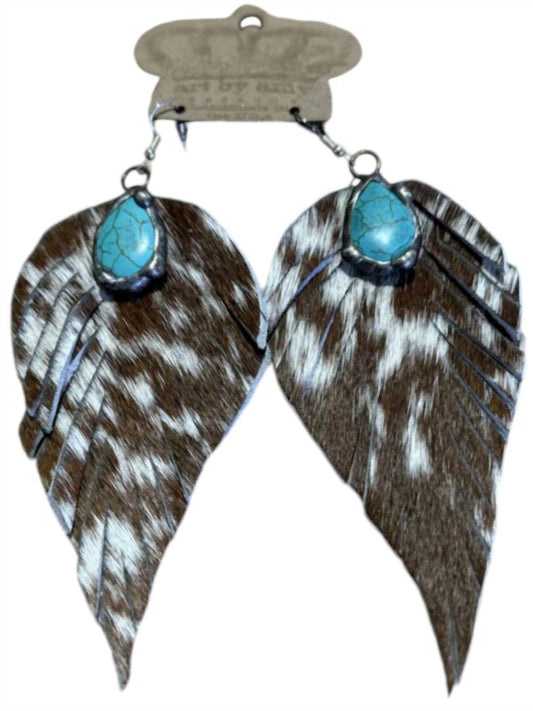 Art By Amy Labbe - Women's Cow Cut Out Earrings