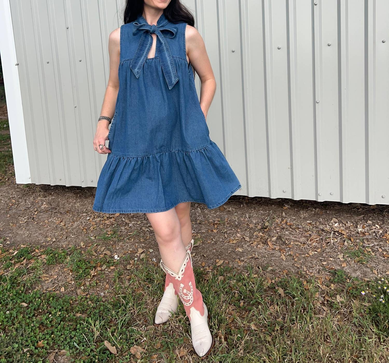 Rosa Clothing - The Caroline Bow Dress