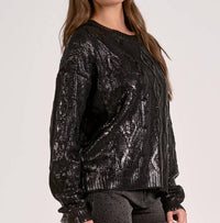 Elan - Coated Cable Knit Sweater