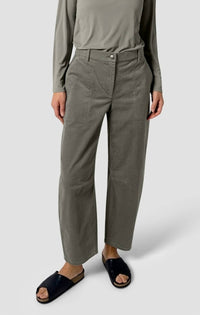 Eileen Fisher - Brushed Organic Cotton Barrel Pant