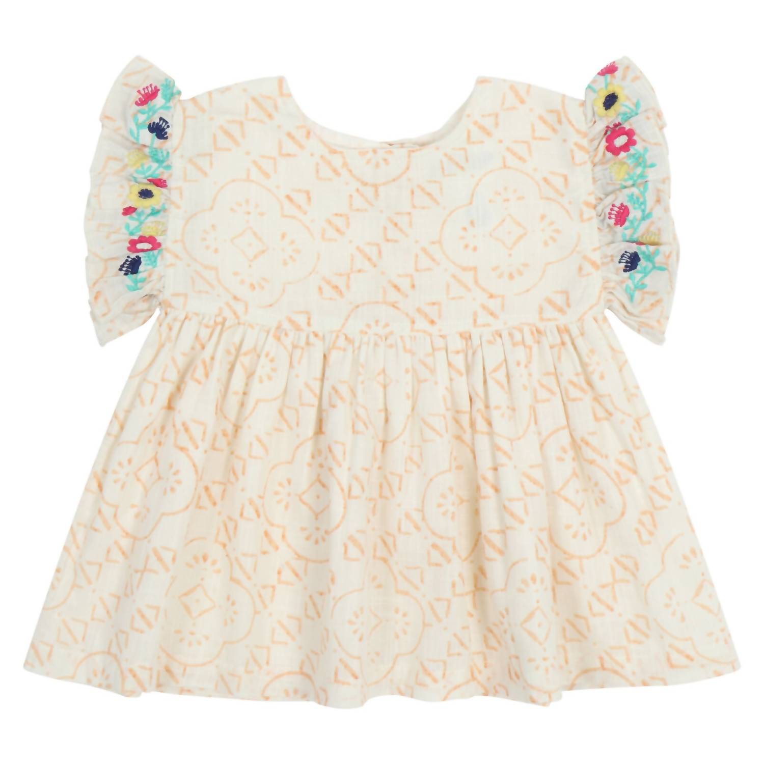 Poppet & Fox - Girl's Smock Dress With Bloomer