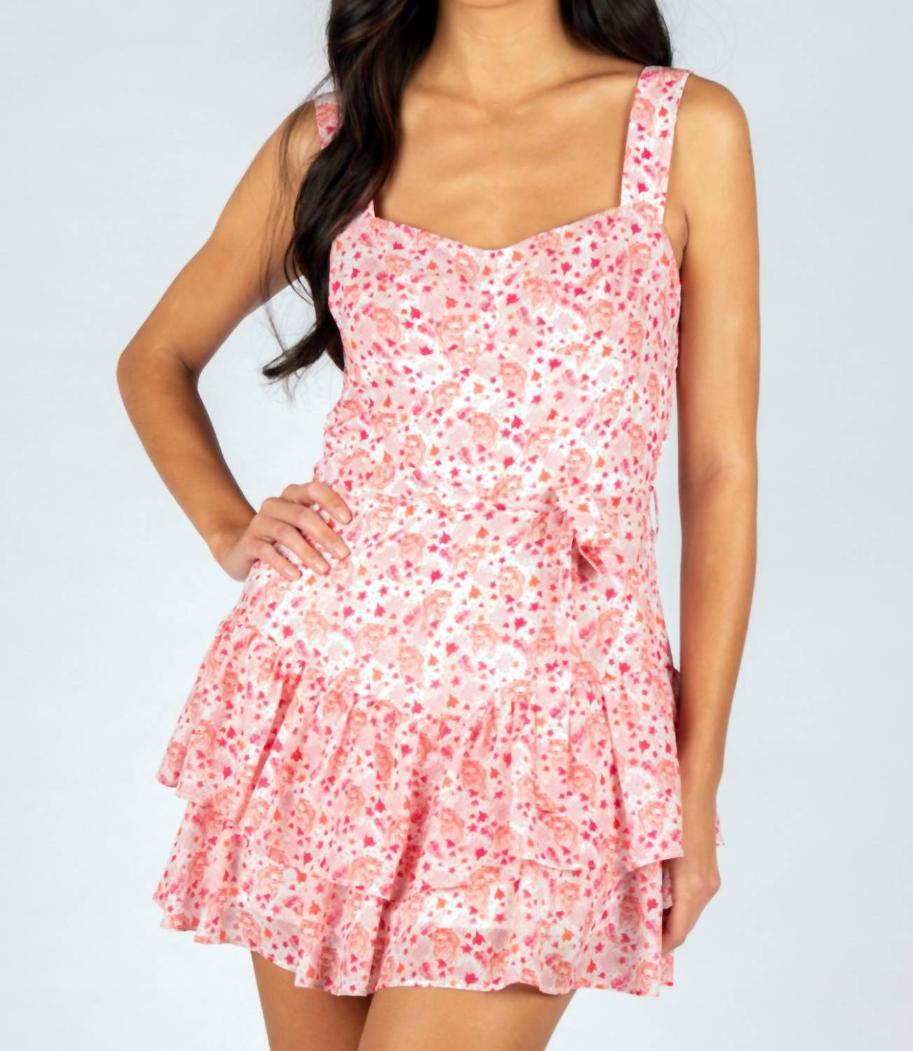 Sincerely Ours - Hailey Flutter Sleeve Romper