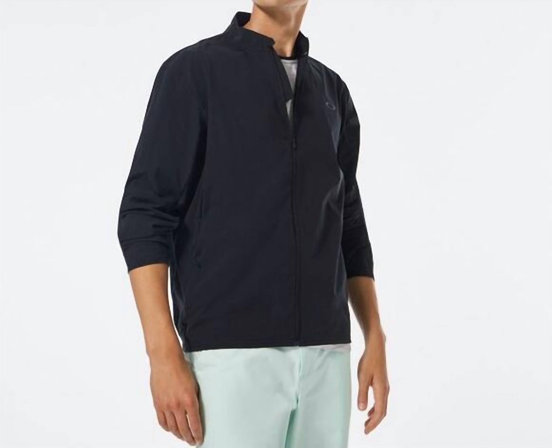 Oakley Contender Slot Full Zip Jacket in black - men's jacket
