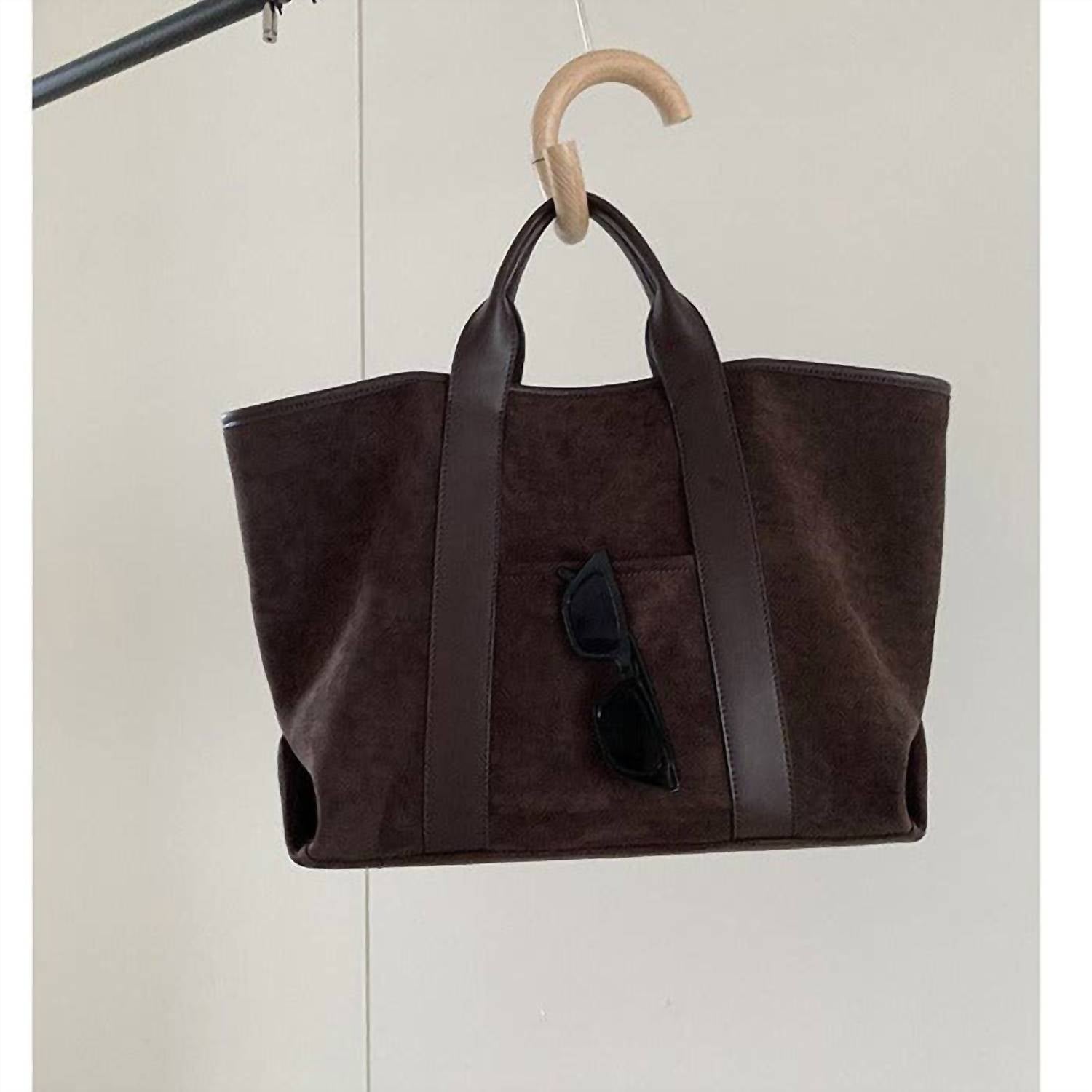 Dipped Shop Women's Slouchy Tote Large Bag in coffee - women's bag - view 6