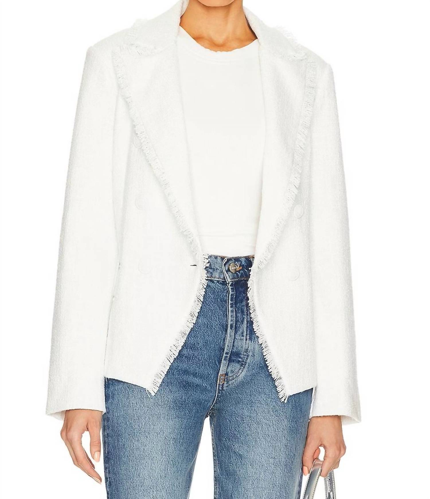 STEVE MADDEN NAOMI BLAZER in ivory - women's jacket