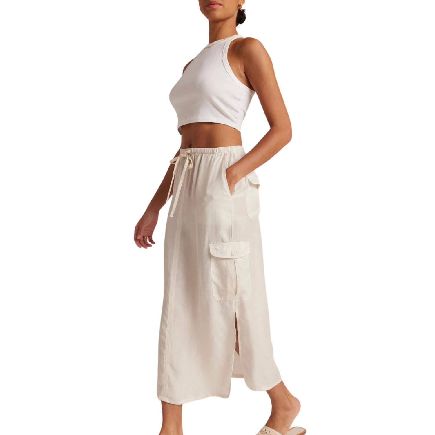 Bella Dahl - Goldie Bellow Pocket Cargo Skirt