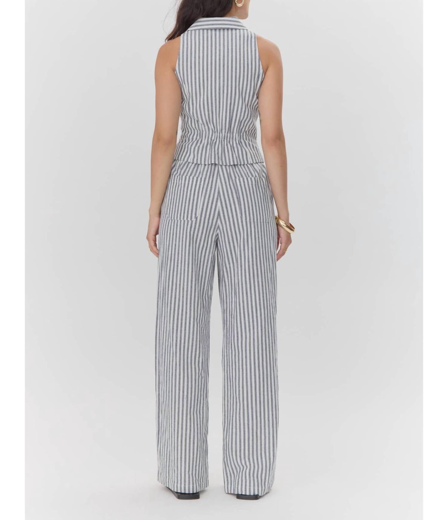 Greylin - Hellen Stripe Halter Vest Top