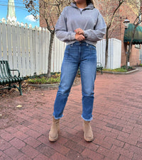 Kancan - High Rise Slim Straight Leg Jean