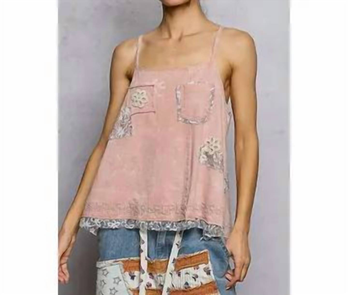 Pol - Vintage Bloom Tank Top