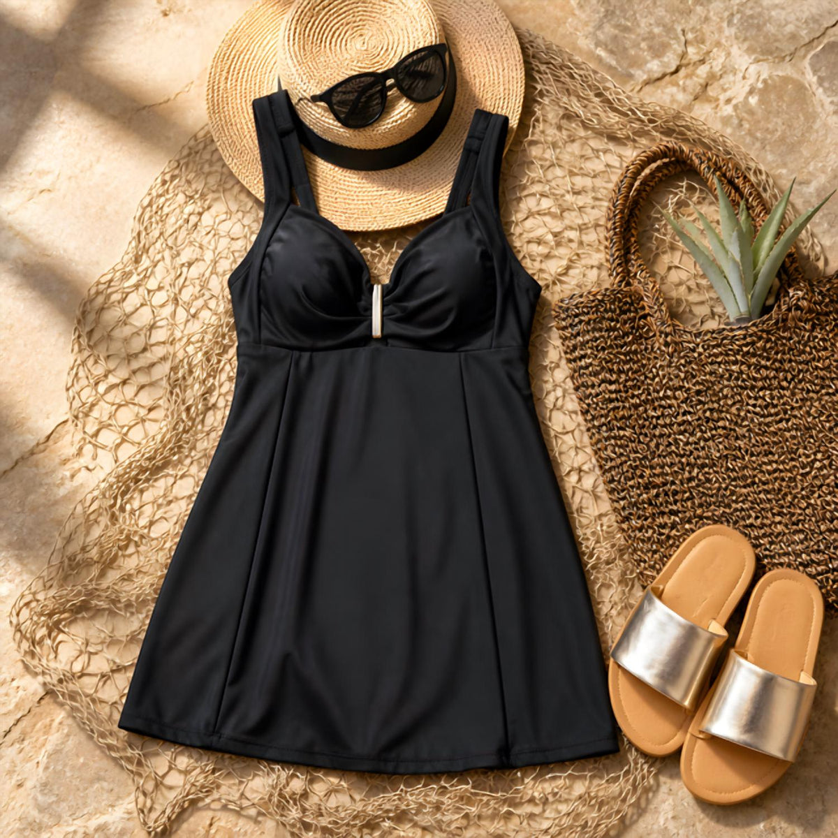 Tribal - FLATTEN IT SWIM DRESS