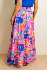 Adrienne - Bloom Allure Smocked Maxi Skirt