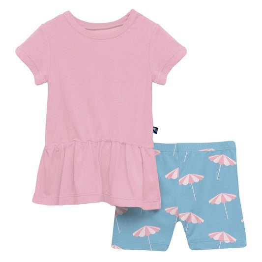 Kickee - Girl's Short Sleeve Playtime Set