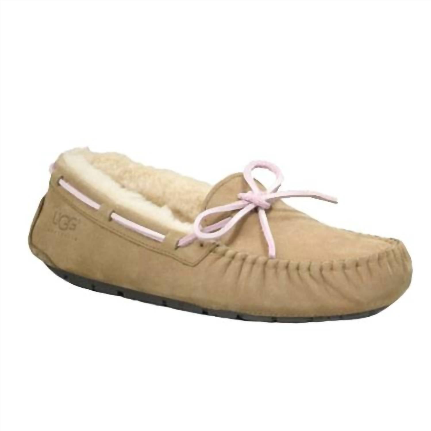 Ugg - Women's Dakota Shearling Logo Slippers