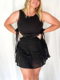Le Lis - Midnight Crush Mini Dress With Side Tie