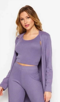 New Fashion - Feels Like Fun 3-piece Ribbed Set