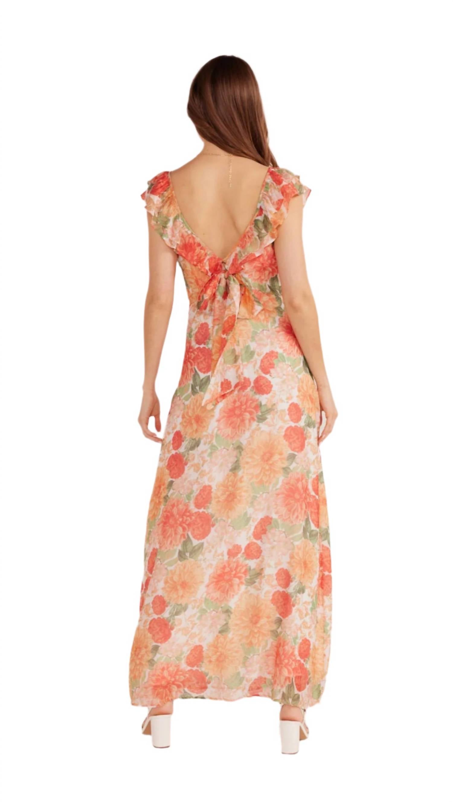 Minkpink - Aida Frill Maxi Dress