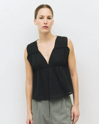 all : row Cora Top in black - women's blouse