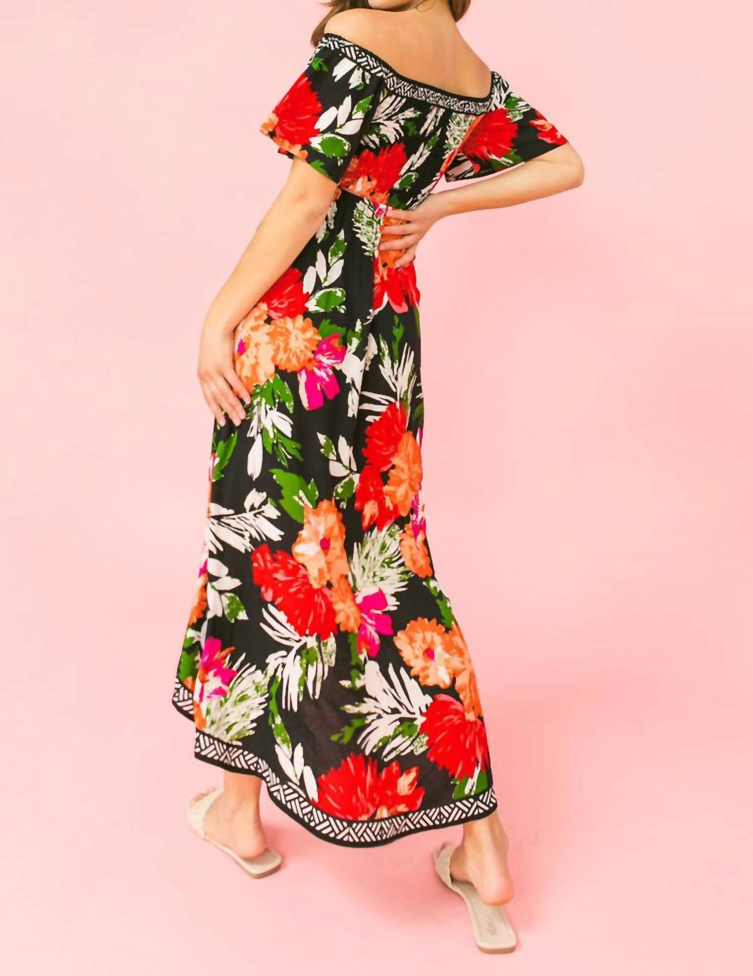 Flying Tomato - What I Like About You Floral Midi Dress