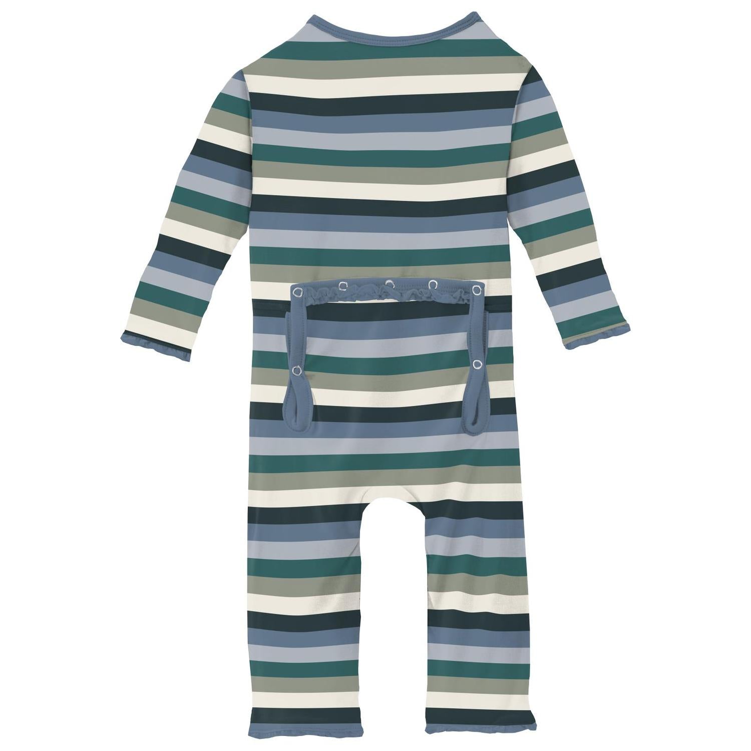 Kickee - Kids' Muffin Ruffle Coverall with Snaps