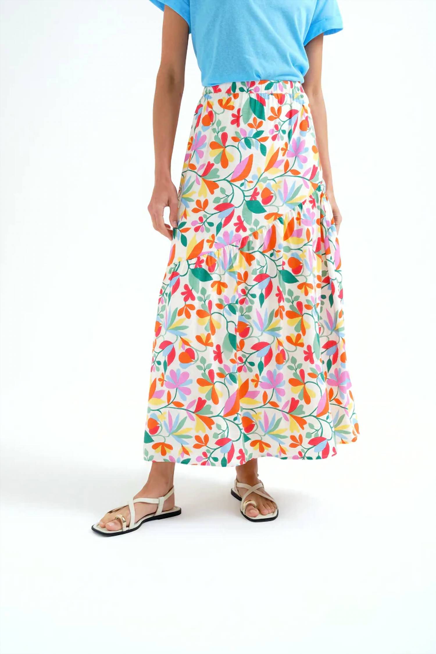 Compania Fantastica - Lotto Print Maxi Skirt
