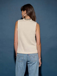 Nation Ltd - Pearl Ruffe Neck Top